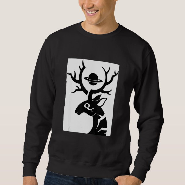 Sweatshirt Scp Foundation Saturn Deer Scp 2845 1 (Devant)
