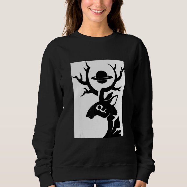 Sweatshirt Scp Foundation Saturn Deer Scp 2845 1 (Devant)