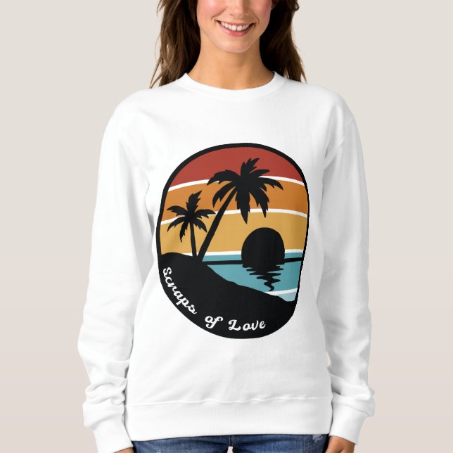 Sweatshirt Scraps of Love Tropical Escape (pas d'info sur la  (Devant)