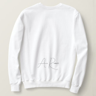Sweatshirt Script français minimaliste