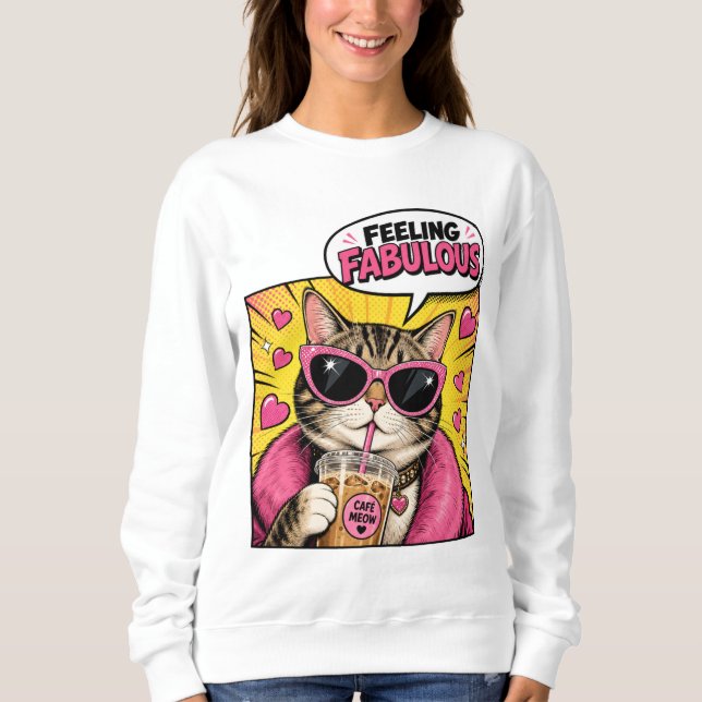 Sweatshirt Se sentir fabuleux (Devant)