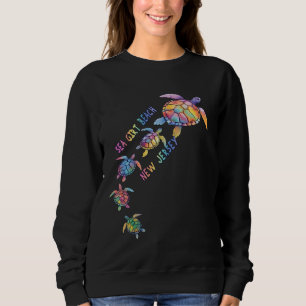 Sweatshirt Sea Girl Beach New Jersey Sea Turtle Lover Beach