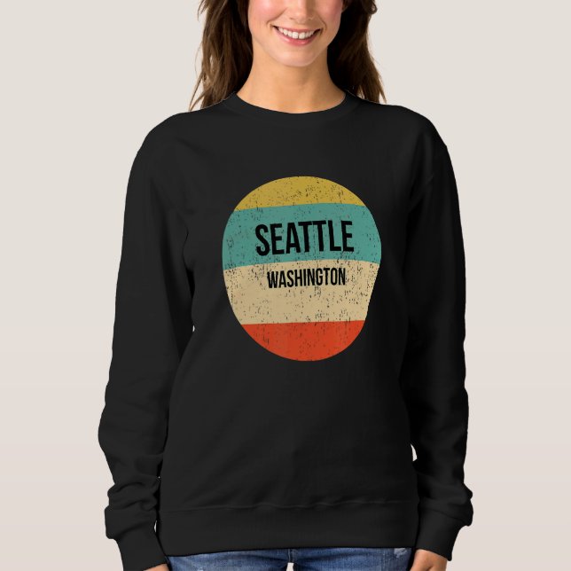 Sweatshirt Seattle Washington (Devant)