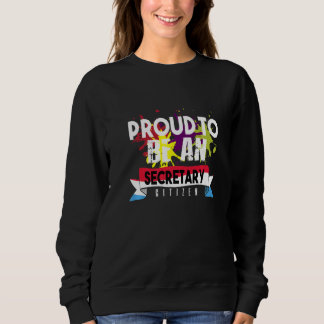 Sweatshirt Secrétaire fier citoyen Profession carrière travai
