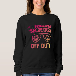 Sweatshirt Secrétaire Principal En Fonction Jour Dernier De L
