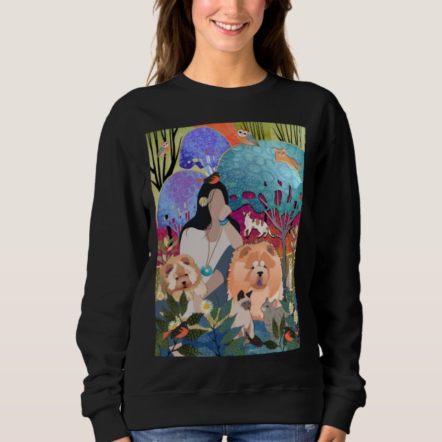 SWEATSHIRT SÉJOURNEZ UN ENFANT SAUVAGE GYPSY - CHEMISES SOMBR (Devant)