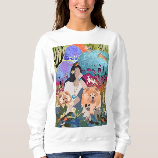 SWEATSHIRT SÉJOURNEZ UN ENFANT SAUVAGE GYPTIEN - CHEMISES BLA (Devant)