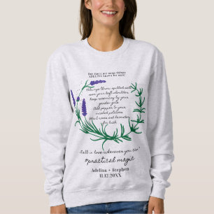 Sweatshirt Sel magique Rosemary Lavande Amour Halloween