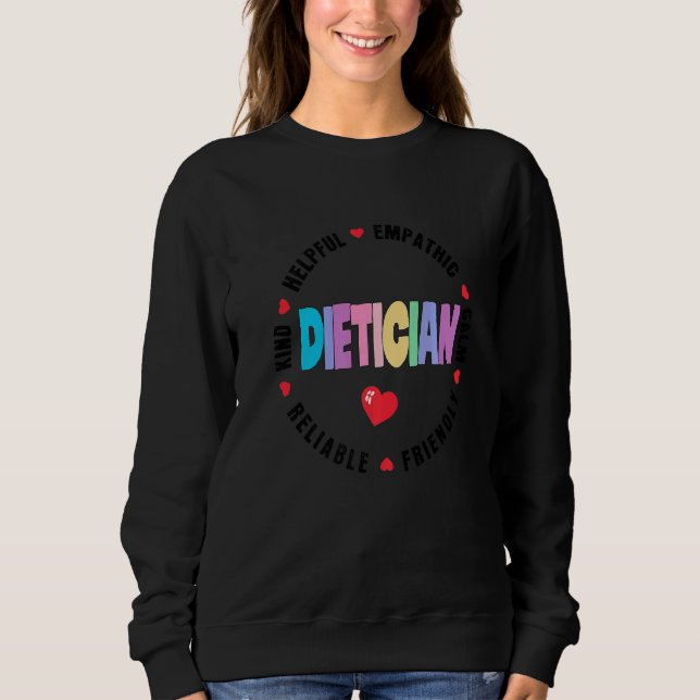 Sweatshirt Semaine d'appréciation de l'équipe diététicienne T (Devant)