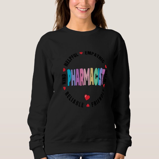 Sweatshirt Semaine d'appréciation des pharmaciens Travailleur (Devant)