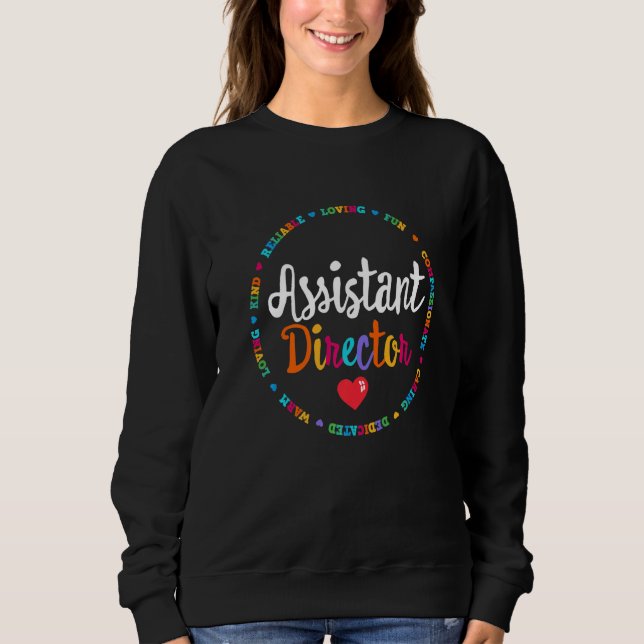 Sweatshirt Semaine d'appréciation du réalisateur adjoint Théâ (Devant)