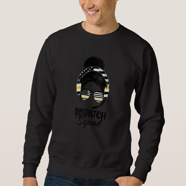 Sweatshirt Semaine des répartiteurs 911 Équipe de répartition (Devant)