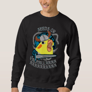 Sweatshirt Semences Ou Mème D'Oiseau Valhalla Viking Cockatie