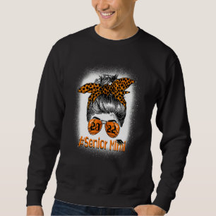Sweatshirt Senior Mimi 2022 Basketball Senior Leopard Messy B