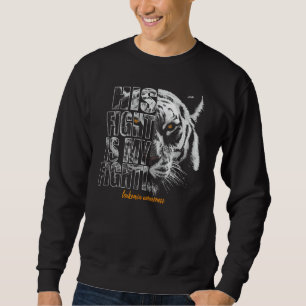 Sweatshirt Sensibilisation à la leucémie Son combat est mon c