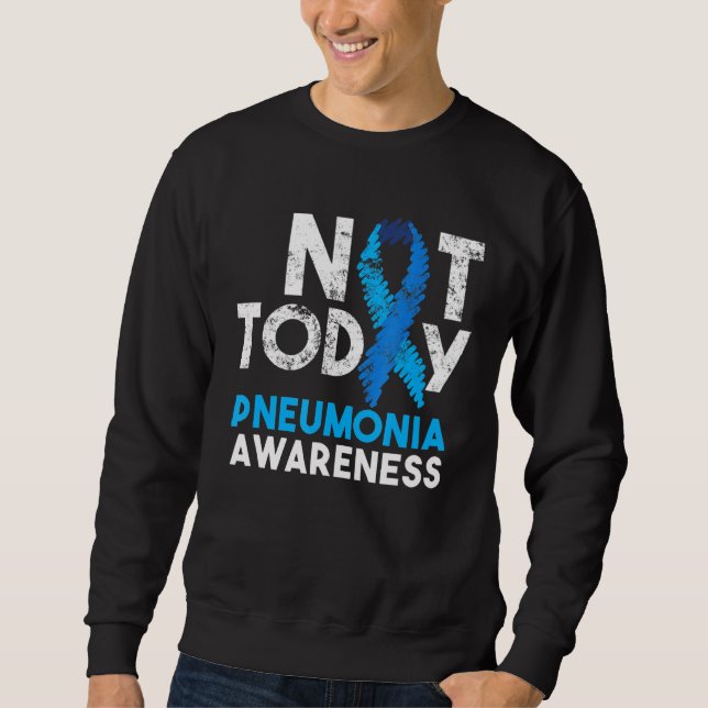 Sweatshirt Sensibilisation à la pneumonie (Devant)