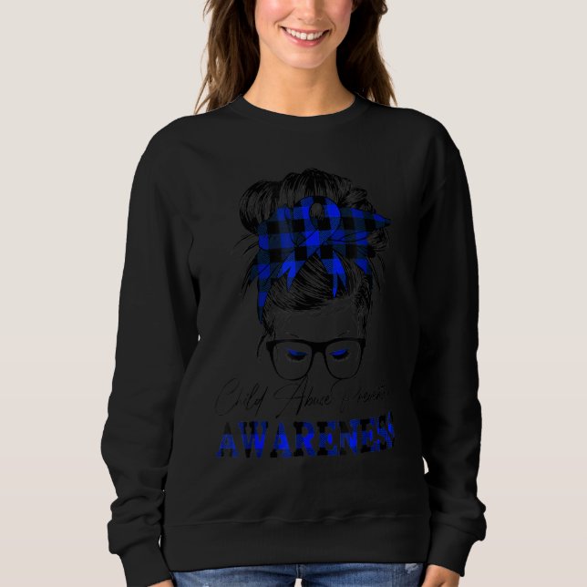 Sweatshirt Sensibilisation à la prévention de la maltraitance (Devant)