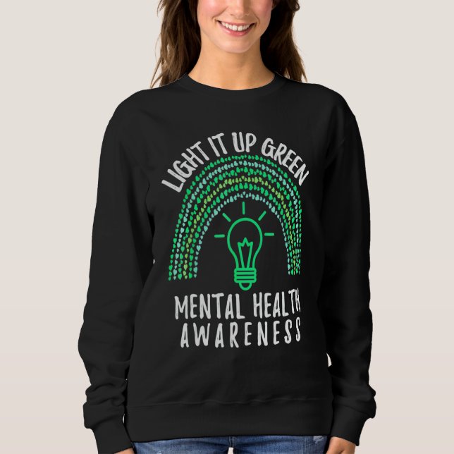 Sweatshirt Sensibilisation à la santé mentale Lumière It Up G (Devant)