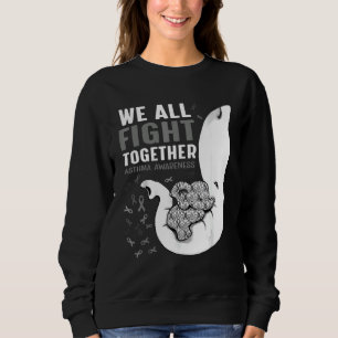Sweatshirt Sensibilisation à l'asthme Nous combattons tous en