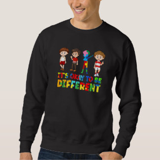 Sweatshirt Sensibilisation à l'autisme Enfants C'est Okay d'ê