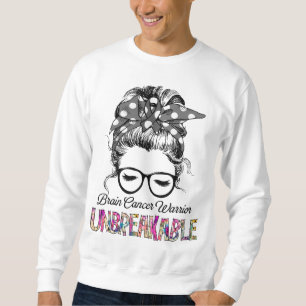 Sweatshirt Sensibilisation au cancer du cerveau Ruban Cadeaux
