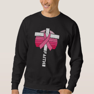 Sweatshirt Sensibilisation au cancer du sein Espoir Force chr