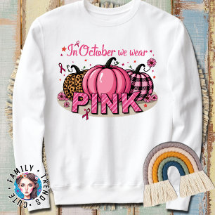 Sweatshirt Sensibilisation au cancer du sein Soutien rose