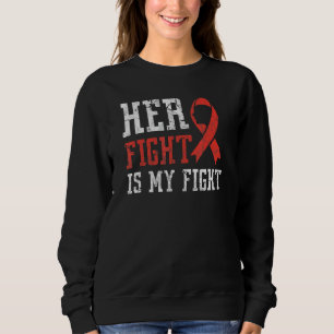 Sweatshirt Sensibilisation aux maladies cardiaques Sa lutte e