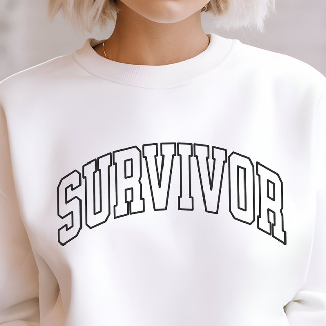 Sweatshirt Sensibilisation aux maladies chroniques, guerrière (Créateur téléchargé)