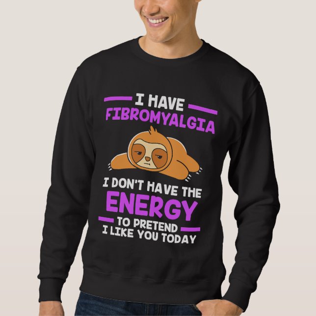 Sweatshirt Sensibilisation drôle à la fibre de fentes (Devant)