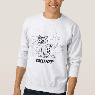 Sweatshirt Sensibilisation humoristique aux déchets de chats