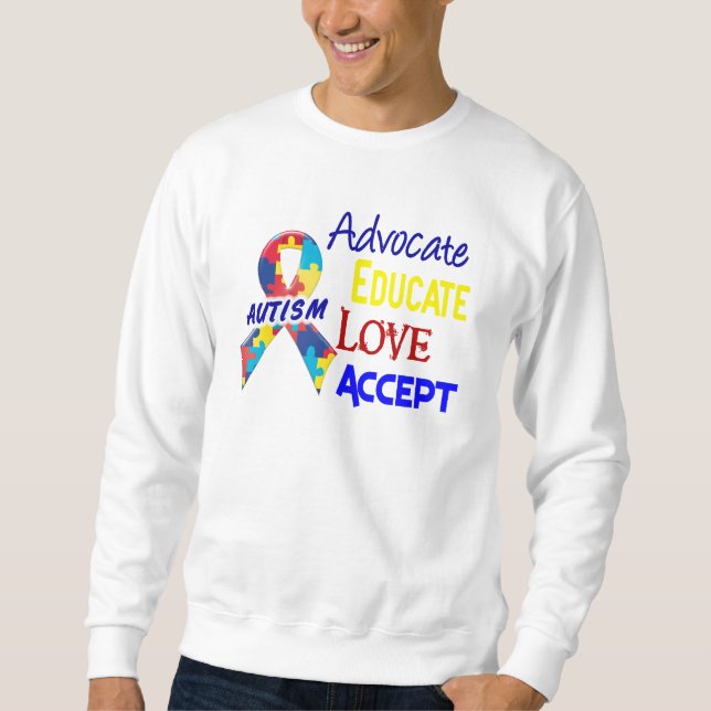 Sweatshirt Sensibilisation sur l'autisme (Devant)