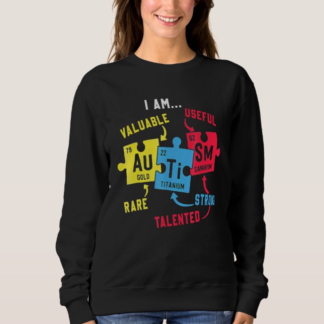 Sweatshirt Sensibilisation sur l'autisme (Devant)