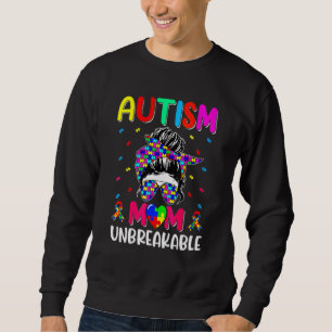 Sweatshirt Sensibilisation sur l'autisme autistique Maman L I