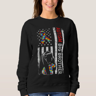 Sweatshirt Sensibilisation sur l'autisme Chat Visage Porter P