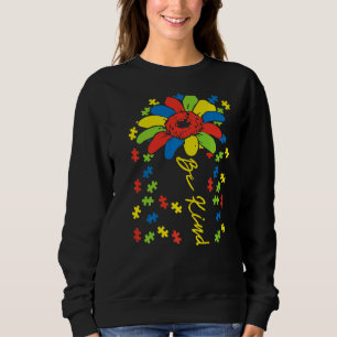 Sweatshirt Sensibilisation sur l'autisme de tournesol soutien