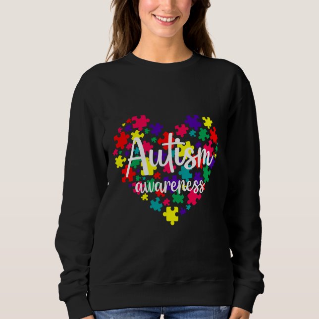 Sweatshirt Sensibilisation sur l'autisme essentielle (Devant)