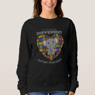 Sweatshirt Sensibilisation sur l'autisme OK Pour Être Un Élép