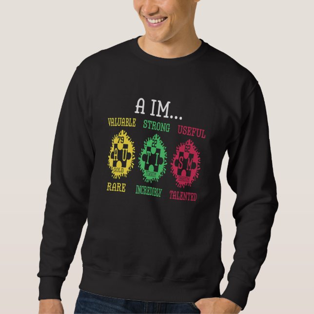 Sweatshirt Sensibilisation sur l'autisme Puzzle Éléments de t (Devant)