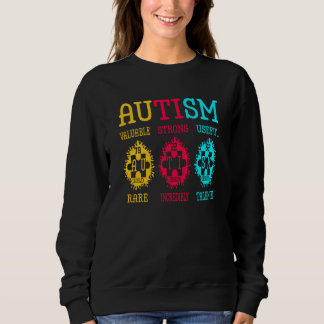 Sweatshirt Sensibilisation sur l'autisme Puzzle Tableau Pério