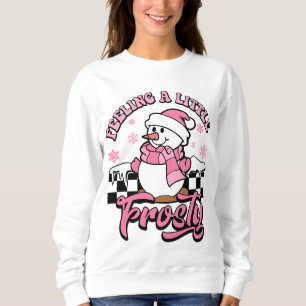 Sweatshirt Sentez-Vous Un Peu Frosté Noël Snowman