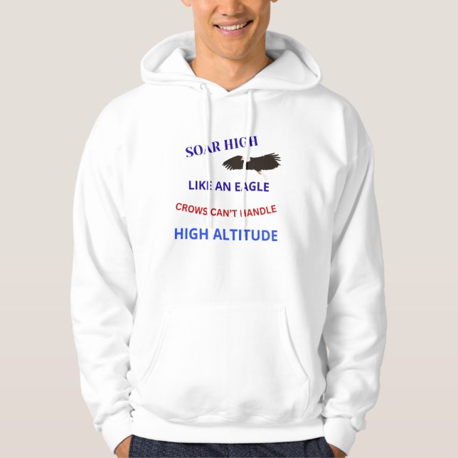 Sweatshirt « S'envolez haut comme un aigle » (Devant)