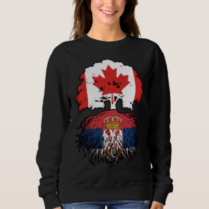 Sweatshirt Serbia Serbian Canadian Canada