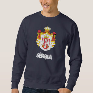 Sweatshirt Serbie avec armoiries