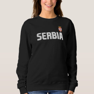 Sweatshirt Serbie Drapeau Serbian Pride International Pays 1