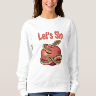 Sweatshirt Serpent à grain et pomme