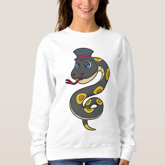 Sweatshirt Serpent avec Casquette (Devant)