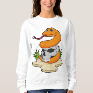 Sweatshirt Serpent avec crâne
