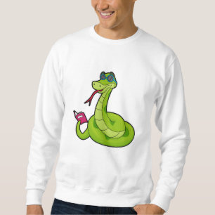 Sweatshirt Serpent avec lunettes de soleil & Réserver