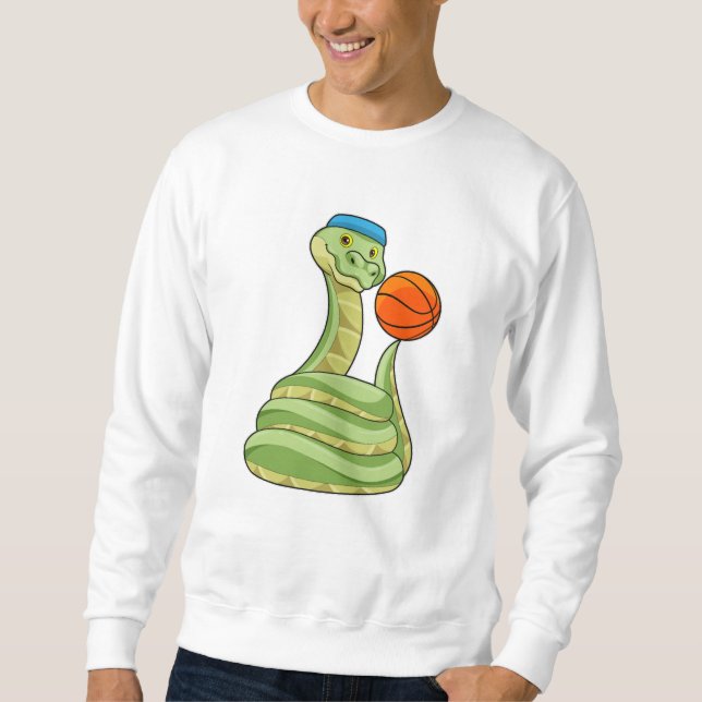 Sweatshirt Serpent de basketball (Devant)